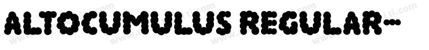 Altocumulus Regular字体转换